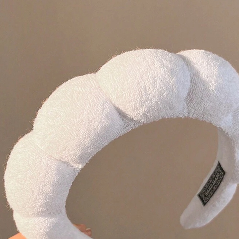 3pcs Women's Thick Fuzzy headbands light blue/ brown combo 3 pack NTW - Picture 6 of 16